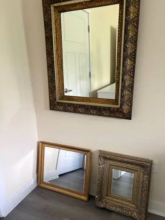 MIRRORS – MIRRORS – MIRRORS with GOLD GILDING