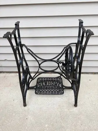New home antique sewing machine stand