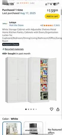 Metal storage