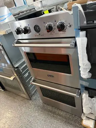STAINLESS STEEL DOUBLE OVEN VIKING 27 INCH