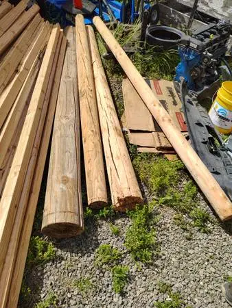 Wood Rounds Untreated Call Or Text For Prices