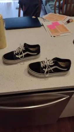 Womens Vans Old School Shoes Size 9