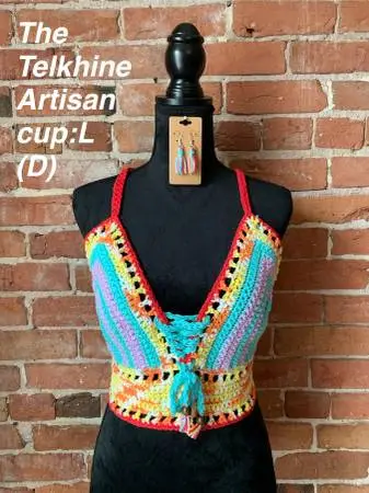 Handcrafted Structural Bralettes - 100% Cotton (Sizes L - XXL)