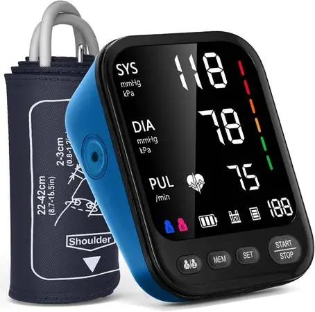 Invaxe Automatic Upper Arm Blood Pressure Monitor with 2 x 199 Readout