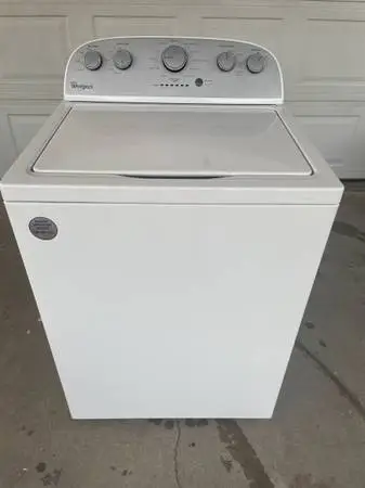 White whirlpool washer