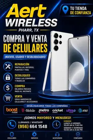 PHARR Tx.-VENTA, REPARACION, DESBLOQUEO Y COMPPRA de TELEFONOS... - $9