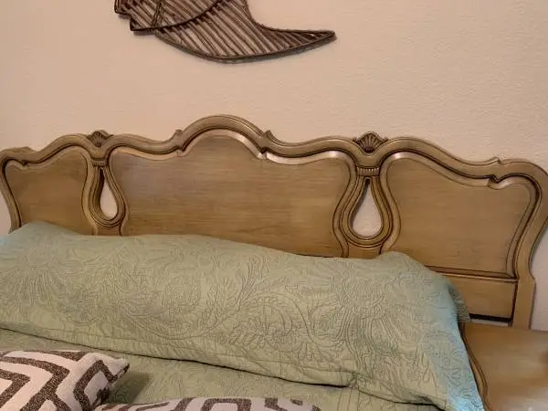 Mid-Century  Morganton  Solid wood king size headboard