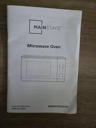 Brand new microwave barely used