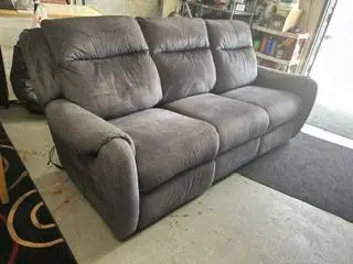 Blue Electric Reclining Couch – 92 Wide