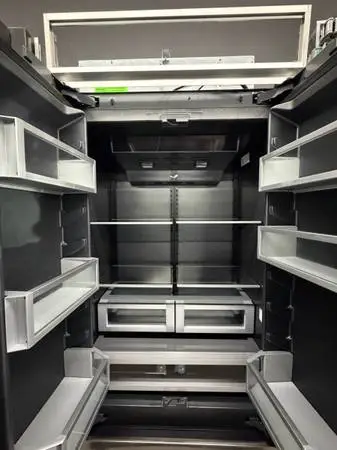 JennAir Built-In Refrigerator Obsidian Interior LED Lighting