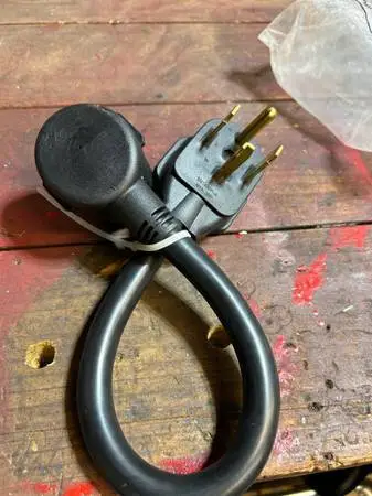 Clothes dryer to generator adapter