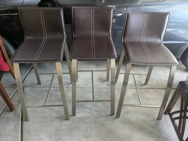 Modern designer bar stools 3 total