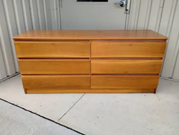 Vintage 1970s Danish Modern 6 Drawer Dresser - Made in Denmark!
