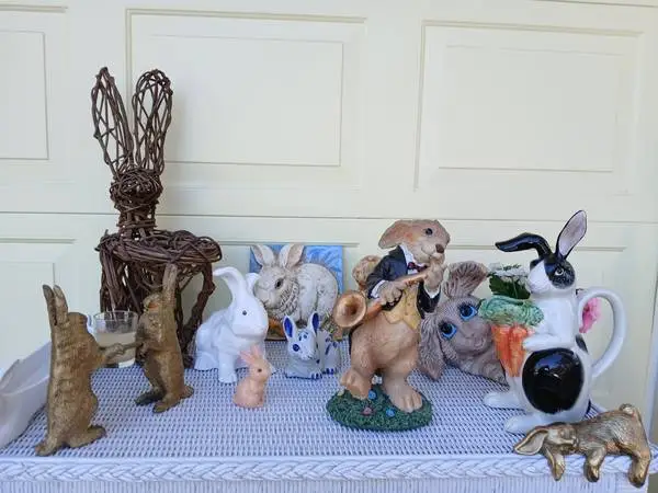 RABBITS, BUNNIES FOR DECOR/PRESENTS, various, all different prices