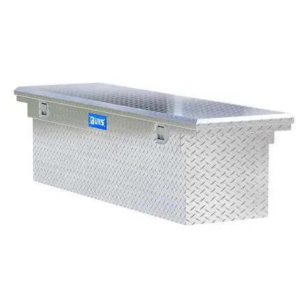69” Truck Toolbox Extra Deep Low Profile Bright Aluminum UWS TBSD-69LP
