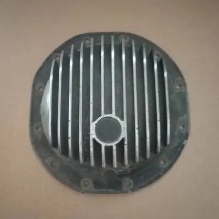 Cal Custom vintage cast aluminum finned rearend cover