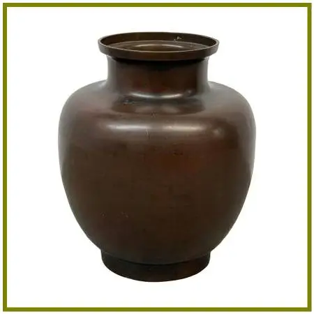Oaxaca Ceramic Urn Vase, Signed