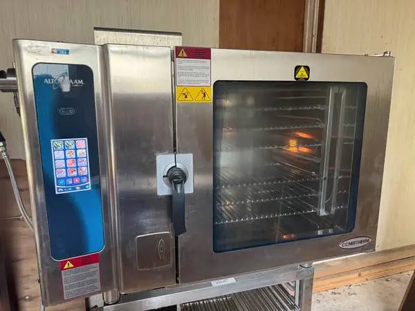 ALTO - SHAAM 7.14 ESG COMBITHERM NAT GAS COMBI OVEN W/ STAND VERY CLEA