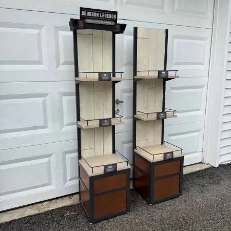 Bourbon Display Storage Shelves