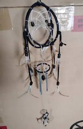 3-D dreamcatcher with windchime
