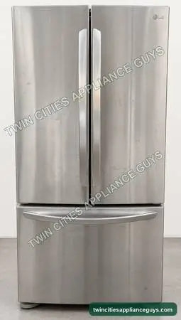 LG 24.9 Cu Ft 33-Inch French-Door Refrigerator — Stainless — $400