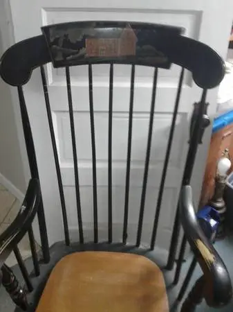 Wood office chair