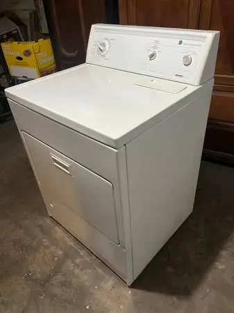 Refurbished gas dryer installed