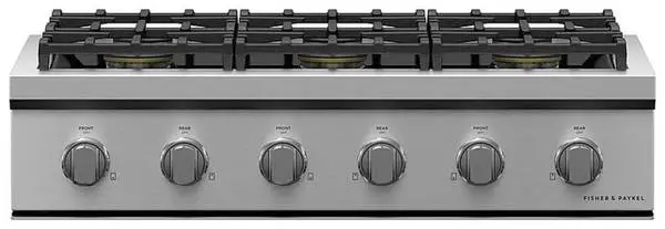 Fisher & Paykel CPV3-366-L 36 inch 6 Burner Gas Rangetop, Propane, New
