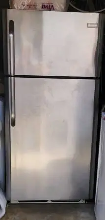 FRIGIDAIRE REFRIGERATOR FRIDGE STAINLESS STEEL EXCELLENT CONDITION