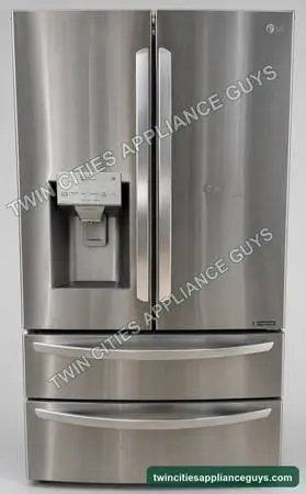 LG 27.8 Cu Ft 4-Door French-Door Refrigerator — Stainless — $450