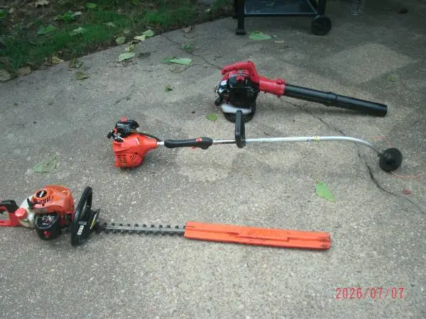 Lawn equipment.