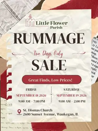 Saint Dismas Church Rummage and Bake Sale