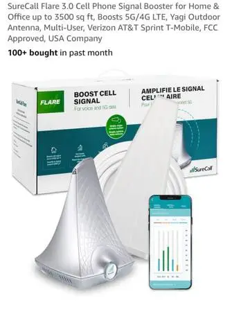 SureCall Flare Home Cell Phone Signal Booster