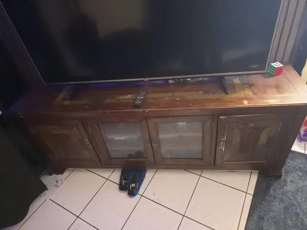 Long Entertainment Center / TV Stand