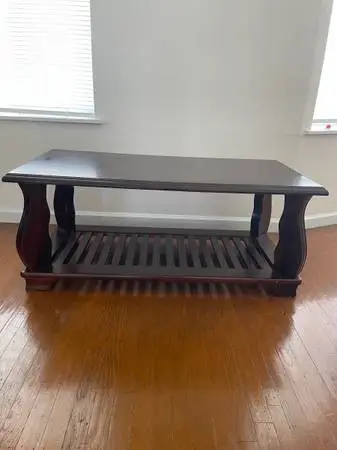 European Style Coffee Table Oak Wood