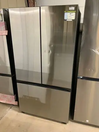 **SAMSUNG BESPOKE STAINLESS 24 CU FT FRENCH DOOR FRIDGE**ON SALE NOW**