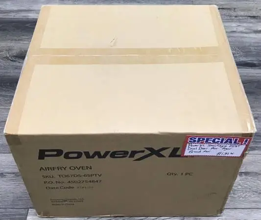 PowerXL Smartsynx 25QT Dual Door Air Fryer Brand New
