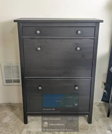 Ikea Hemnes shoe cabinet