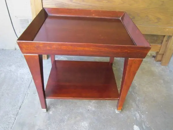 Sturdy Dark End Table