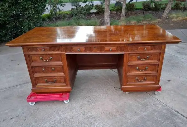 Jasper Century Series 100th Anniversary Executive Burlwood & Walnut De