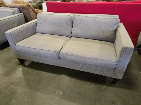 Habitat for Humanity Restore – Room & Board Gray Tweed Sofa/Loveseat
