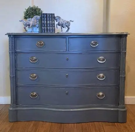 Newly Refinished Rounded Front Dresser
