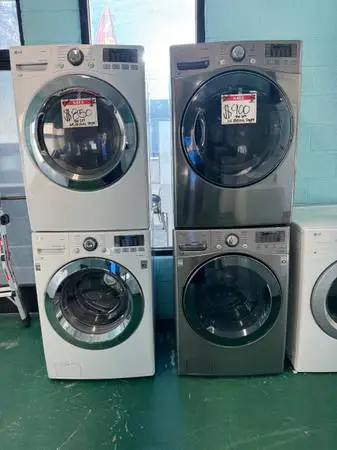 LG front load washer and dryer set 20% Off