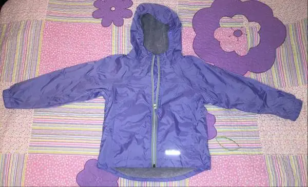 Girls L.L Bean Lined Rain Coat size 6