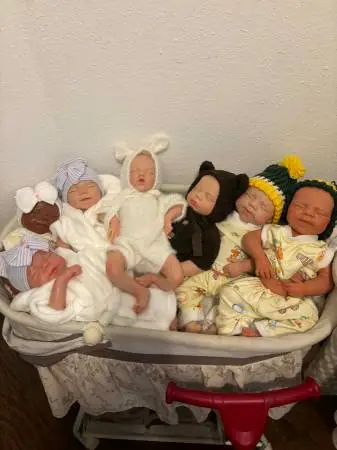 Realistic Silicone Baby Dolls (not vinyl) Prices $135-$235.Please read