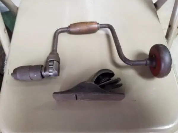 Vintage Bit Brace and Block Plane