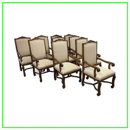 Guy Chaddock Dining Armchairs, Set Of Ten