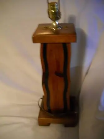 wooden lamps