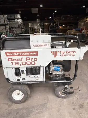 HY-TECH Products Roof Pro 12,000 Heavy Duty Portable Power Generator