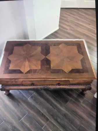 Large Brown Coffee Table